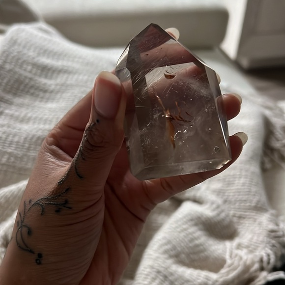 smoky quartz rutile w/ golden healer inclusions - Picture 7 of 16